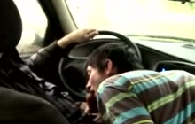 Amateur Gay Blowjob And Fuck In The Car