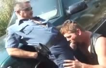 Lusty Gay Cop Fucks Hot Dude